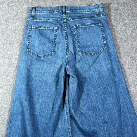 NIli Lotan Josette Wide Leg Jeans Women's Size 29 Blue Denim - Picture 5 of 14